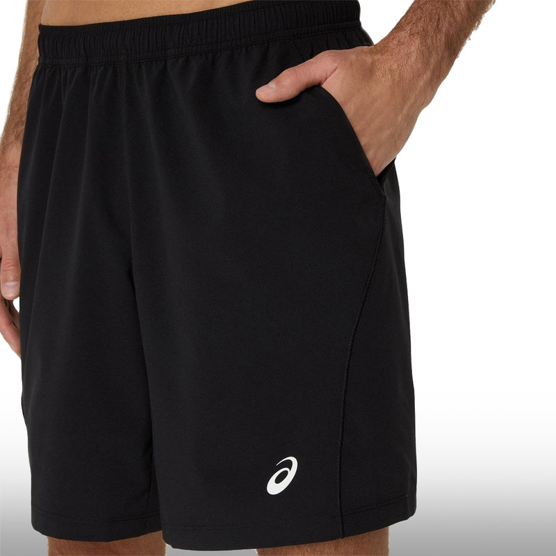 Asics Pantaloneta Court 9in Hombre Performance Black