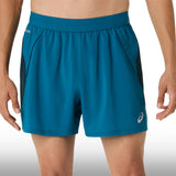 Asics Pantaloneta Road 5IN Hombre Tranquil Teal Dark Teal