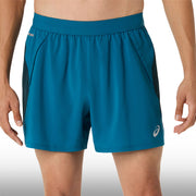 Asics Pantaloneta Road 5IN Hombre Tranquil Teal Dark Teal