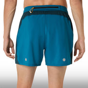 Asics Pantaloneta Road 5IN Hombre Tranquil Teal Dark Teal