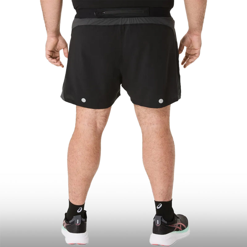 Asics Pantaloneta Road 5 Pulgadas Hombre Performance Black