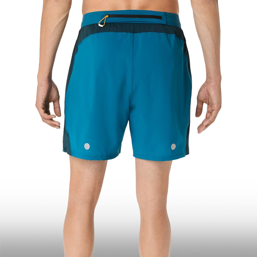 Asics Pantaloneta Road 7In Hombre Tranquil Teal Dark Teal