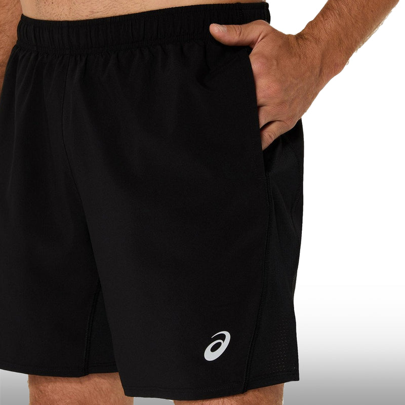 Asics Pantaloneta Silver 7in Hombre Performance Black