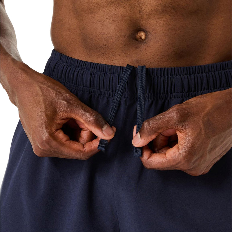 Asics Pantaloneta Spiral Embroidery Woven 7in Hombre Midnight