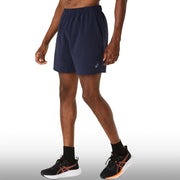 Asics Pantaloneta Spiral Embroidery Woven 7in Hombre Midnight