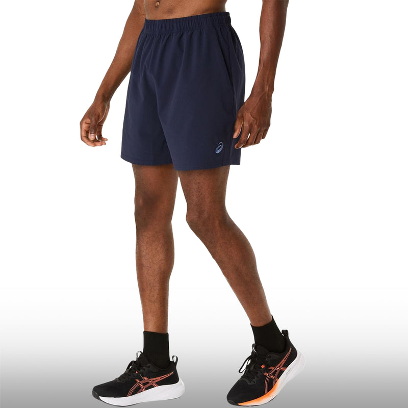 Asics Pantaloneta Spiral Embroidery Woven 7in Hombre Midnight