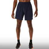 Asics Pantaloneta Spiral Embroidery Woven 7in Hombre Midnight