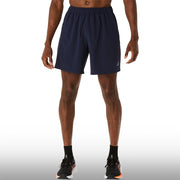 Asics Pantaloneta Spiral Embroidery Woven 7in Hombre Midnight