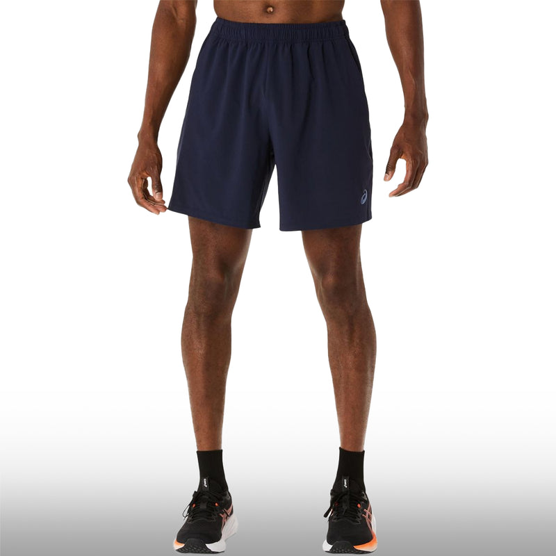 Asics Pantaloneta Spiral Embroidery Woven 7in Hombre Midnight