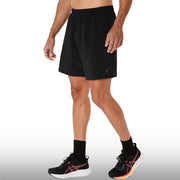 Asics Pantaloneta Spiral Embroidery Woven 7in Hombre Performance Black