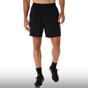 Asics Pantaloneta Spiral Embroidery Woven 7in Hombre Performance Black