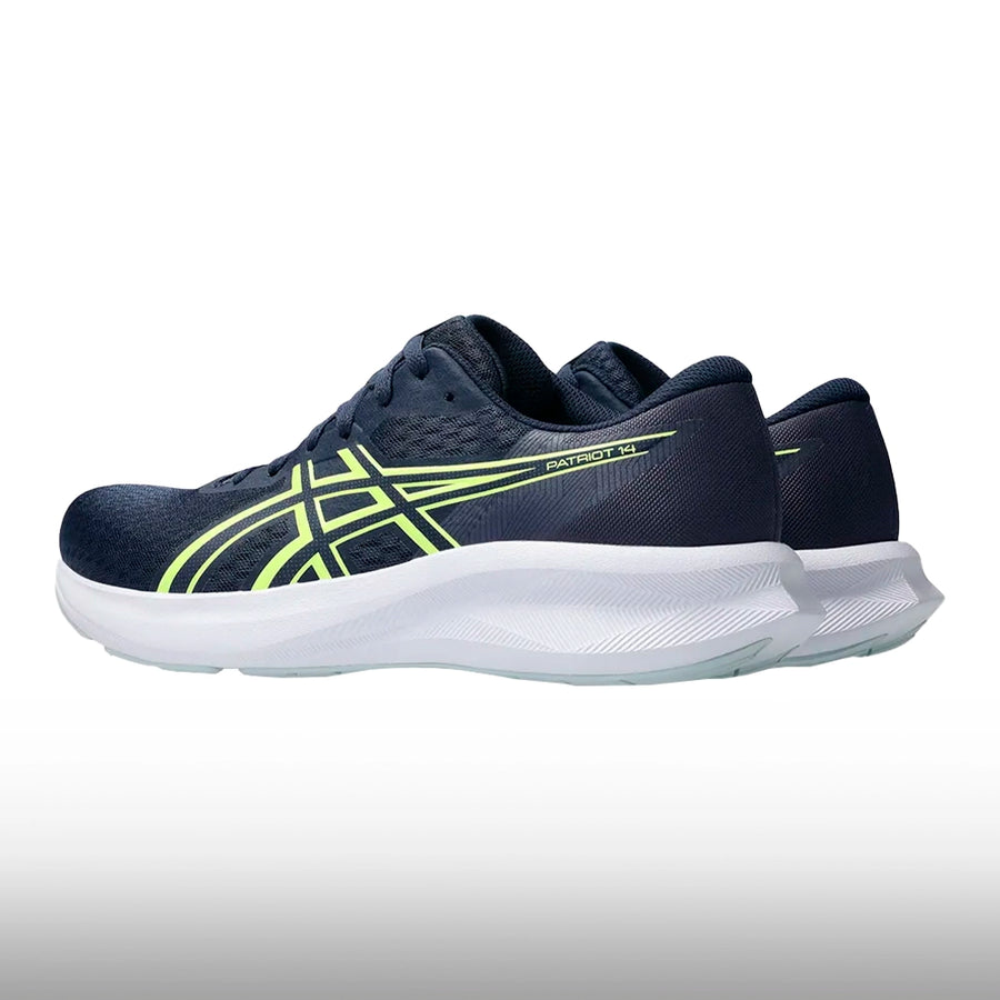 Asics Patriot 14 Hombre Midnight Lucid Yellow