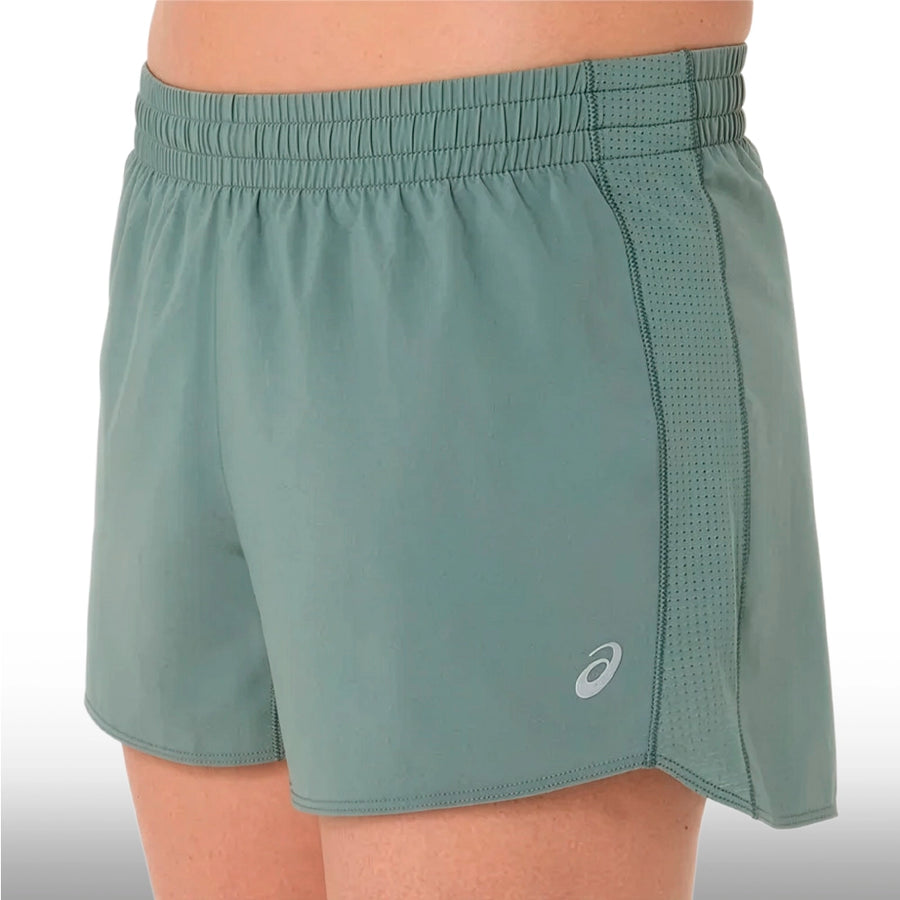 Asics Short Icon 4In  Mujer Monument Blue