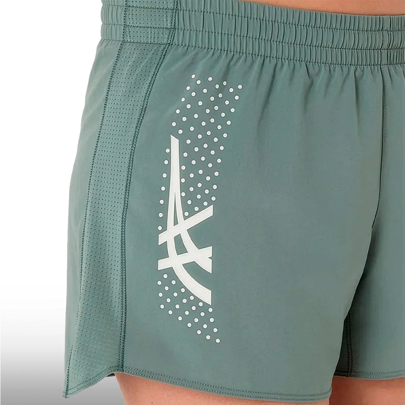 Asics Short Icon 4In  Mujer Monument Blue