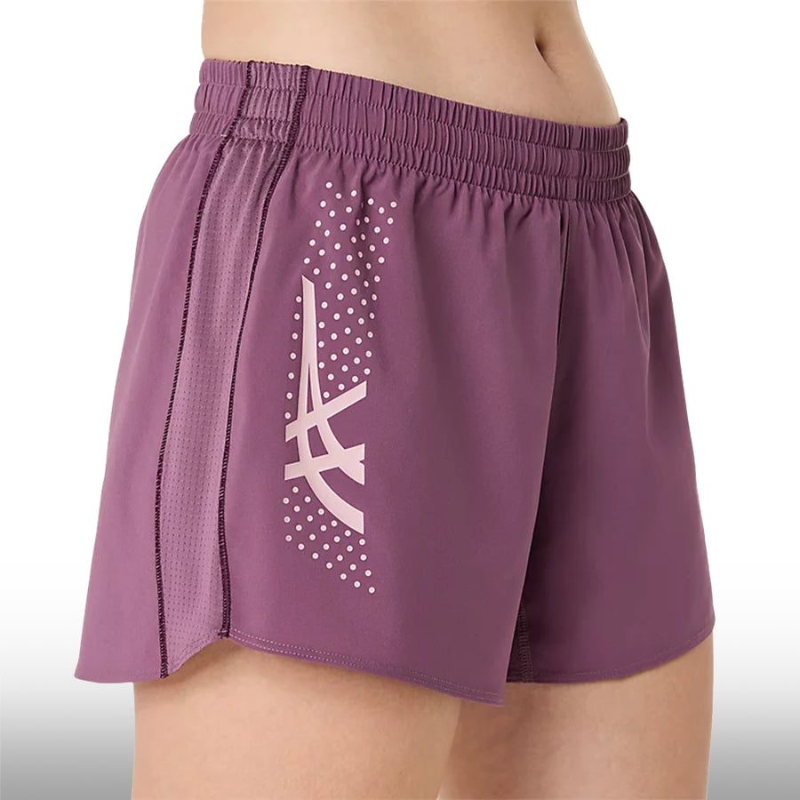 Asics Short Icon 4In  Mujer Velvet Purple