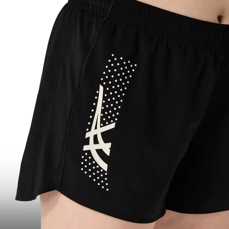 Asics Short Icon 4 Pulgadas Mujer Black