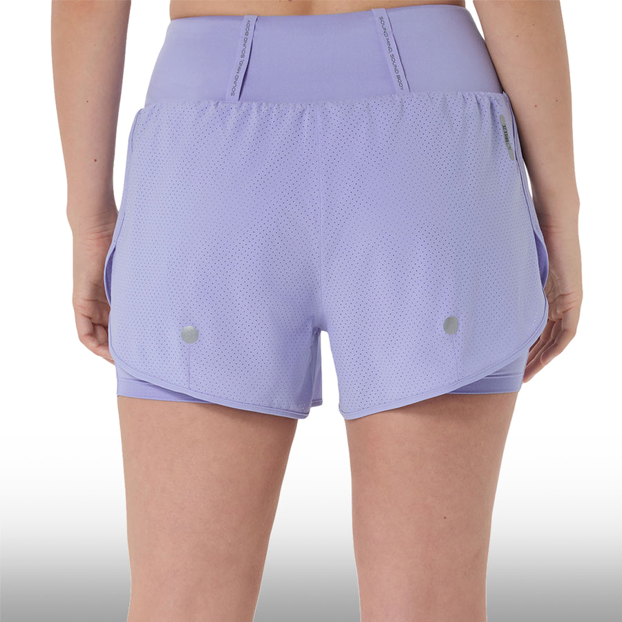 Asics Short Road 2‑N‑1  3.5In  Mujer Bluebell Bluebell