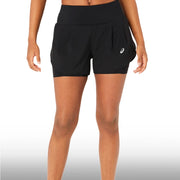 Asics Short Road 2‑N‑1  3.5In  Mujer Performance Black
