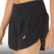 Asics Short Road 3.5 Pulgadas Mujer Black
