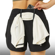 Asics Short Road 3.5 Pulgadas Mujer Black