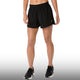 Asics Short Silver 4 pulgadas Mujer Black