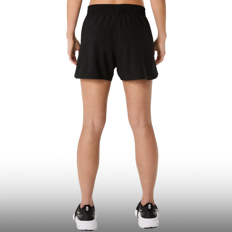 Asics Short Silver 4In Short Mujer Black