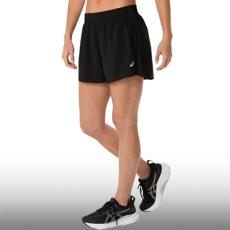Asics Short Silver 4In Short Mujer Black