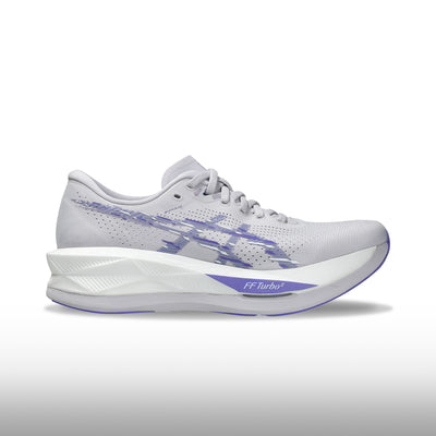 Asics Sonicblast Mujer Lilac Hint White vista lateral running