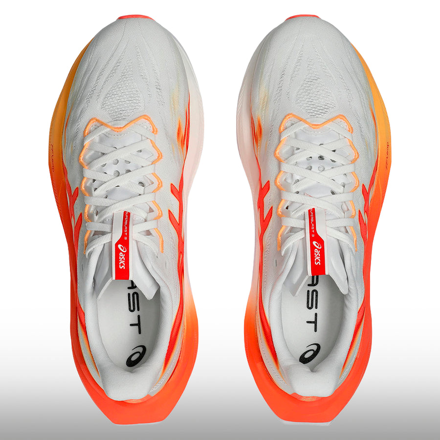 Asics Superblast 3 Unisex White Orange Glow