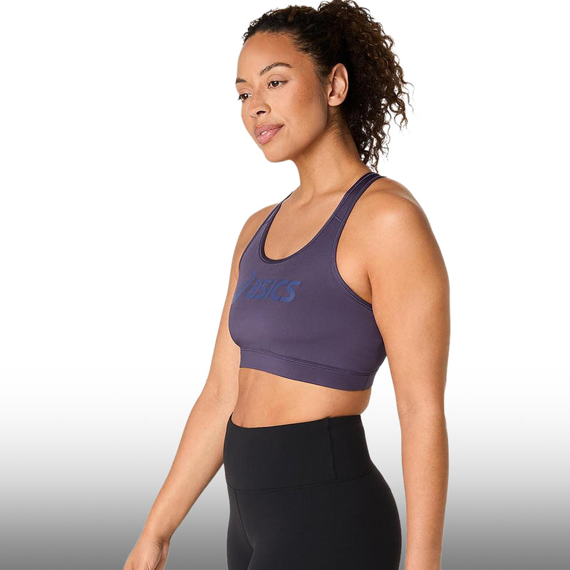 Asics Top Essential Logo Padded Mujer Indigo Fog