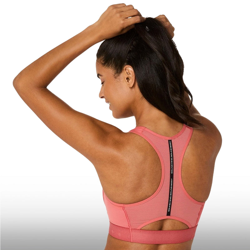 Asics Top Road Compression Bra Mujer Dark Pink Clay