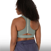 Asics Top Road Compression Bra Mujer Monument Blue