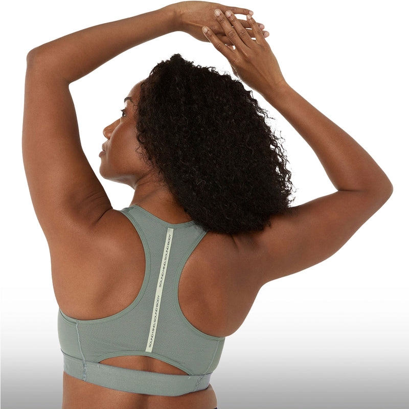 Asics Top Road Compression Bra Mujer Monument Blue