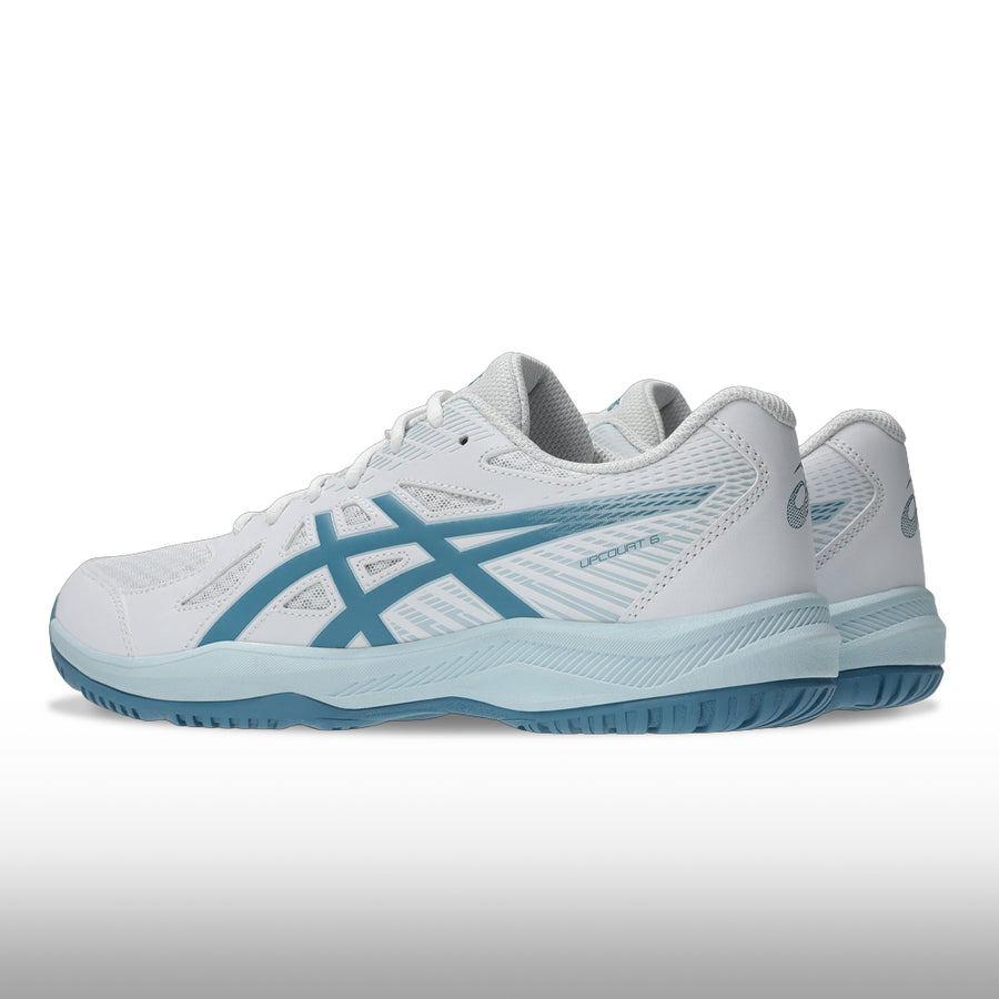 Asics Upcourt 6 Hombre White Saba Blue