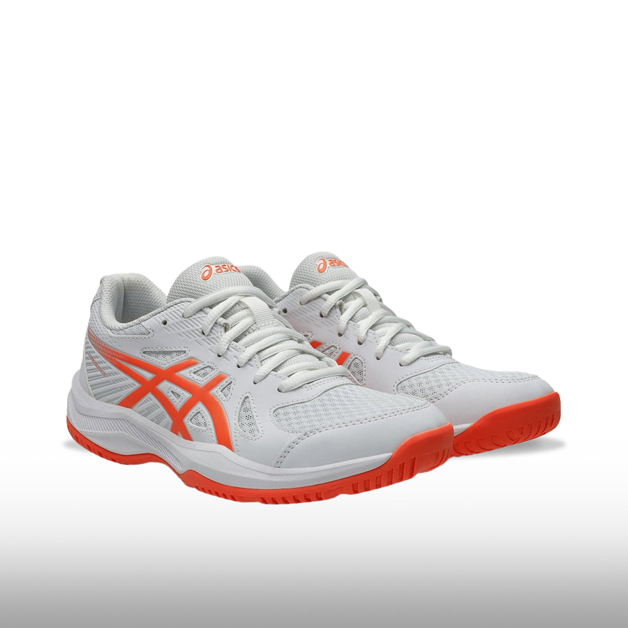 Asics Upcourt 6 Mujer White Vivid Coral
