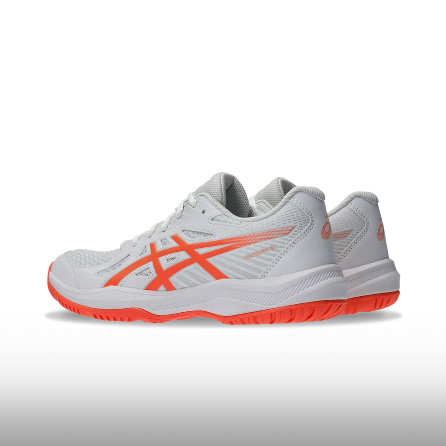 Asics Upcourt 6 Mujer White Vivid Coral