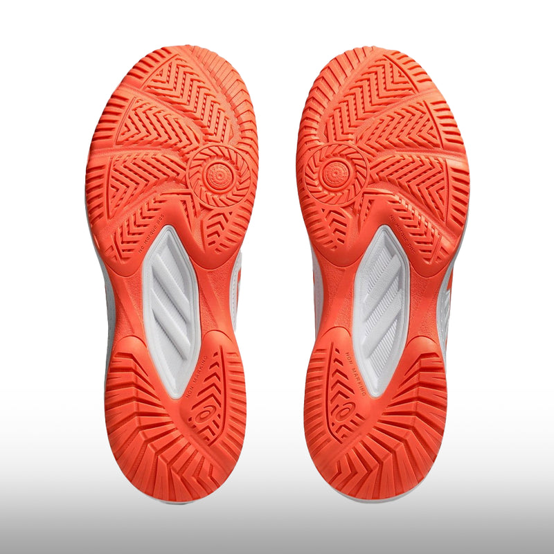 Asics Upcourt 6 Mujer White Vivid Coral