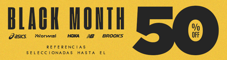 BLACK MONTH 2025 Nación Runner - Hasta 50% en productos seleccionado 