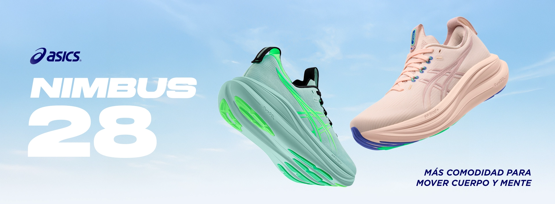 Asics Nimbus 28 - Mas Comodidad para mover cuerpo y mente  - Enero 2026