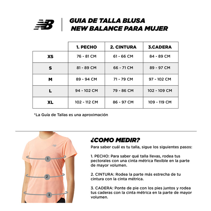 New Balance Blusa Graphic Accelerate Mujer