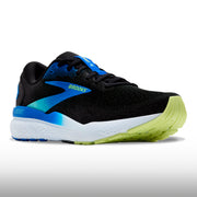 Brooks Ghost 16 Hombre Black Cobalt Neo Yellow