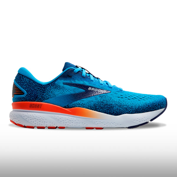 Brooks Ghost 16 Hombre Blue Black Orange