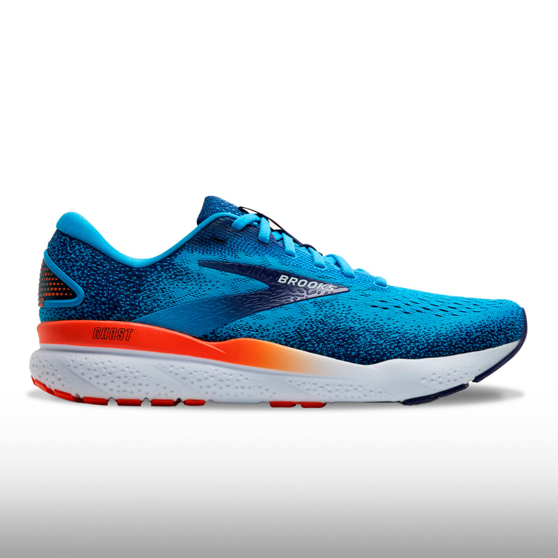 Brooks Ghost 16 Hombre Blue Black Orange