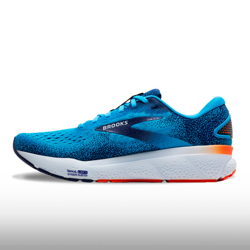 Brooks Ghost 16 Hombre Blue Black Orange