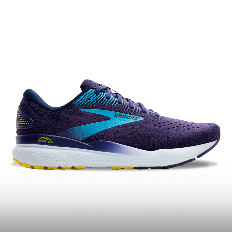 Brooks Ghost 16 Hombre Blue Bonnie Yellow