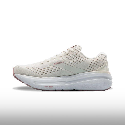 Brooks Ghost Max 2 Mujer White Almond Tan