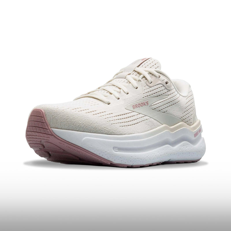 Brooks Ghost Max 2 Mujer White Almond Tan