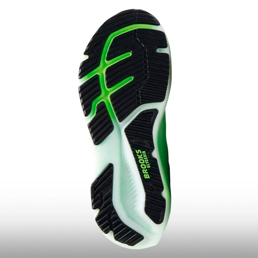 Brooks Glycerin 23 Hombre White Phantom Green Gecko