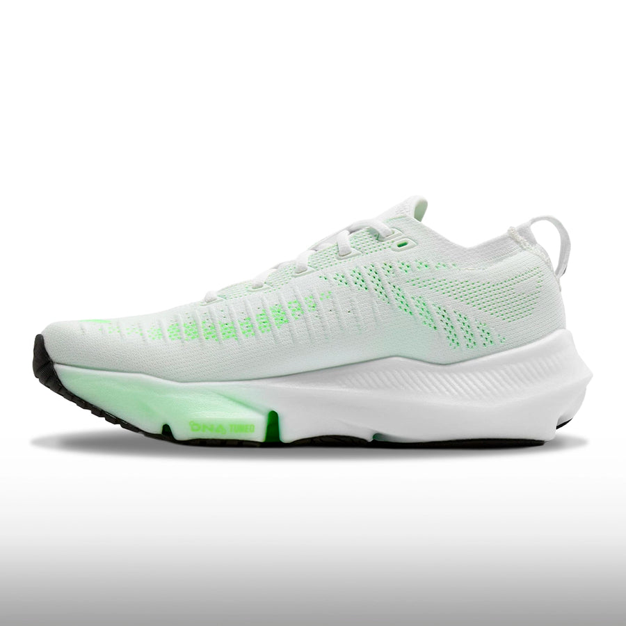 Brooks Glycerin Flex Hombre White Green Gecko Phantom
