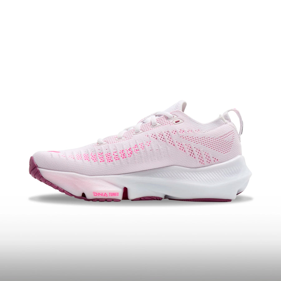 Brooks Glycerin Flex Mujer White Cyber Pink Argyle